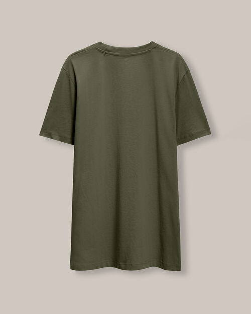 Playera Larga Slim Verde